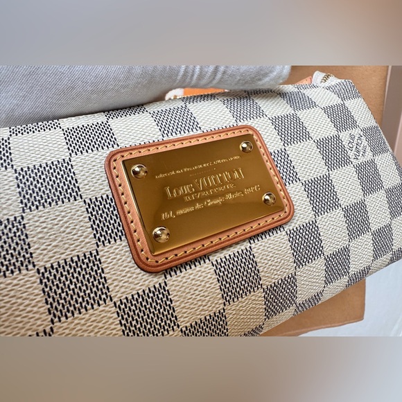 ✨ᴿᵃʳᵉ✨LOUIS VUITTON Eva Clutch Damier Azur - Picture 5 of 17